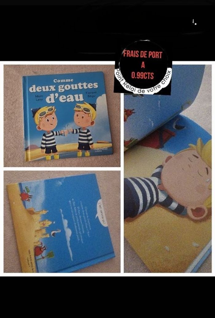 Comme deux gouttes 6ans et + livre enfant