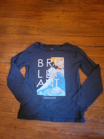Tee-shirt manches longues 6ans princesse 