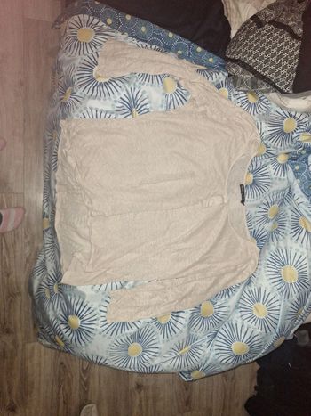 T-shirt beige transparent