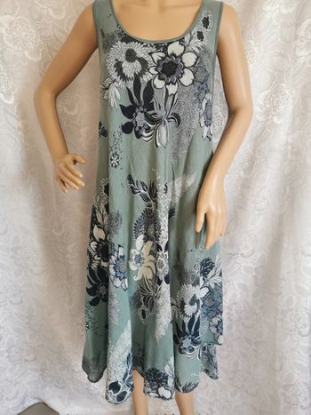 Robe vert menthe.Taille 40