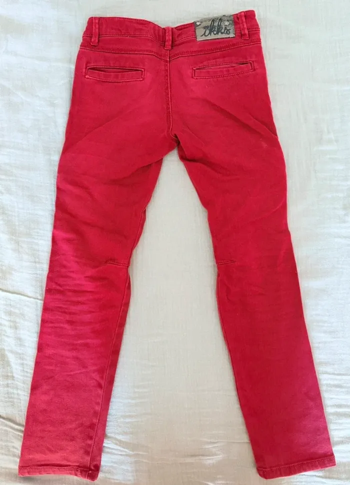 Jean slim fit rouge Ikks - photo numéro 2