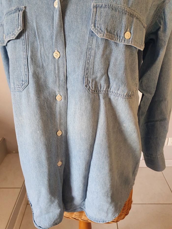 Chemise en jean femme taille M vint - photo numéro 5