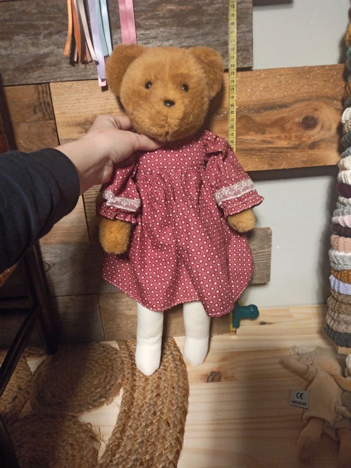 peluche ours Anna club Plush 1993 tbe - photo numéro 3