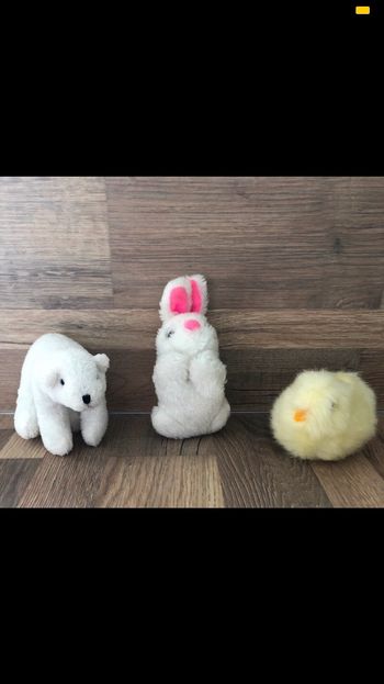 Lot de 3 petites peluches
