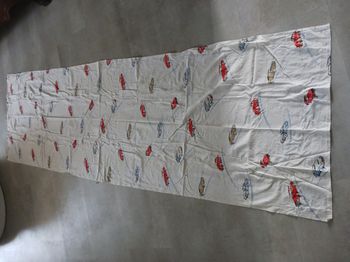 rideau opaque imprimé voiture avec anneaux 70 x 226