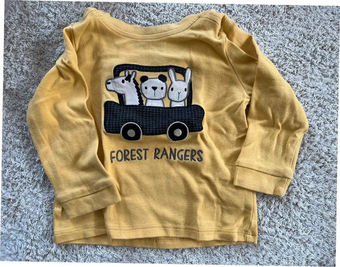 Ensemble teeshirt manches longues et pantalon assorti taille 18 mois - photo numéro 2