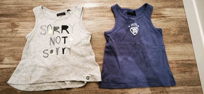 Lot de 2 débardeurs ikks 4 ans