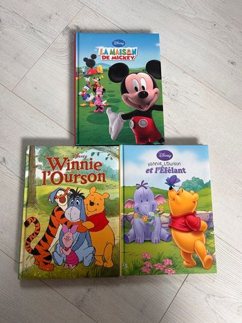 Lot de 3 Livres Disney