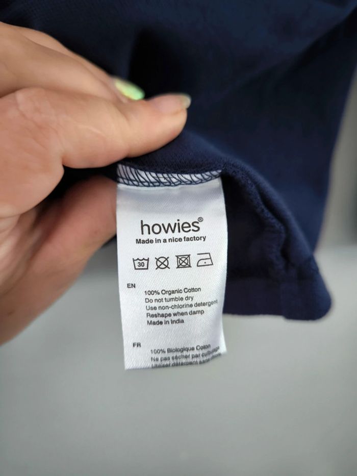 Polo marine taille L howies neuf - photo numéro 3