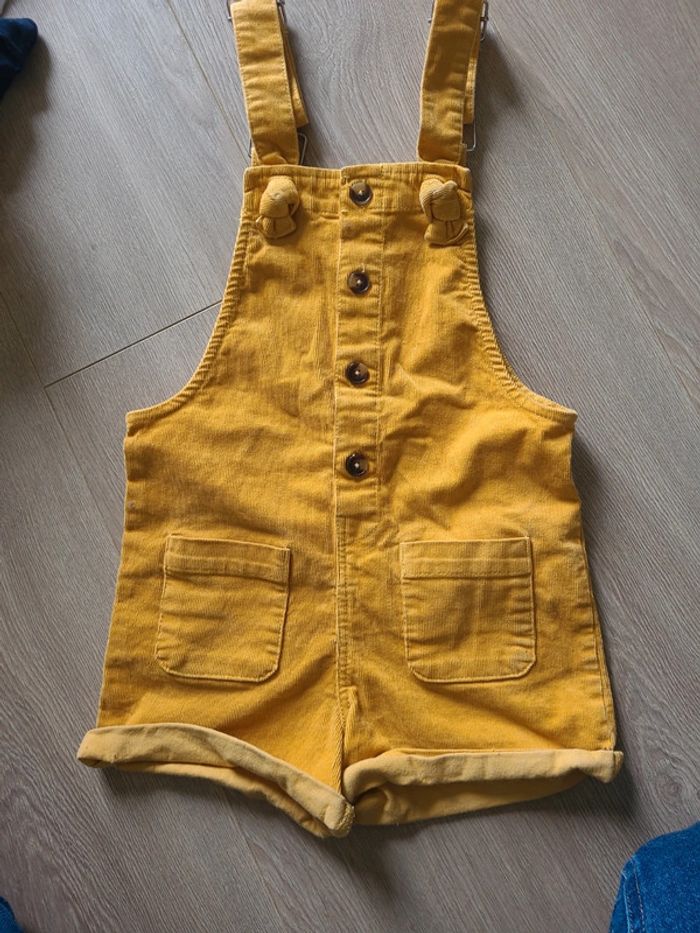 Combishort velours 3 ans