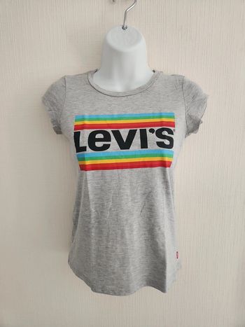 Tee-shirt Levi's manches courtes grises 12 ans