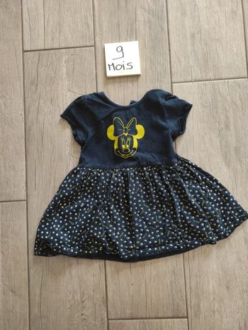 Robe bleue Minnie 9 mois