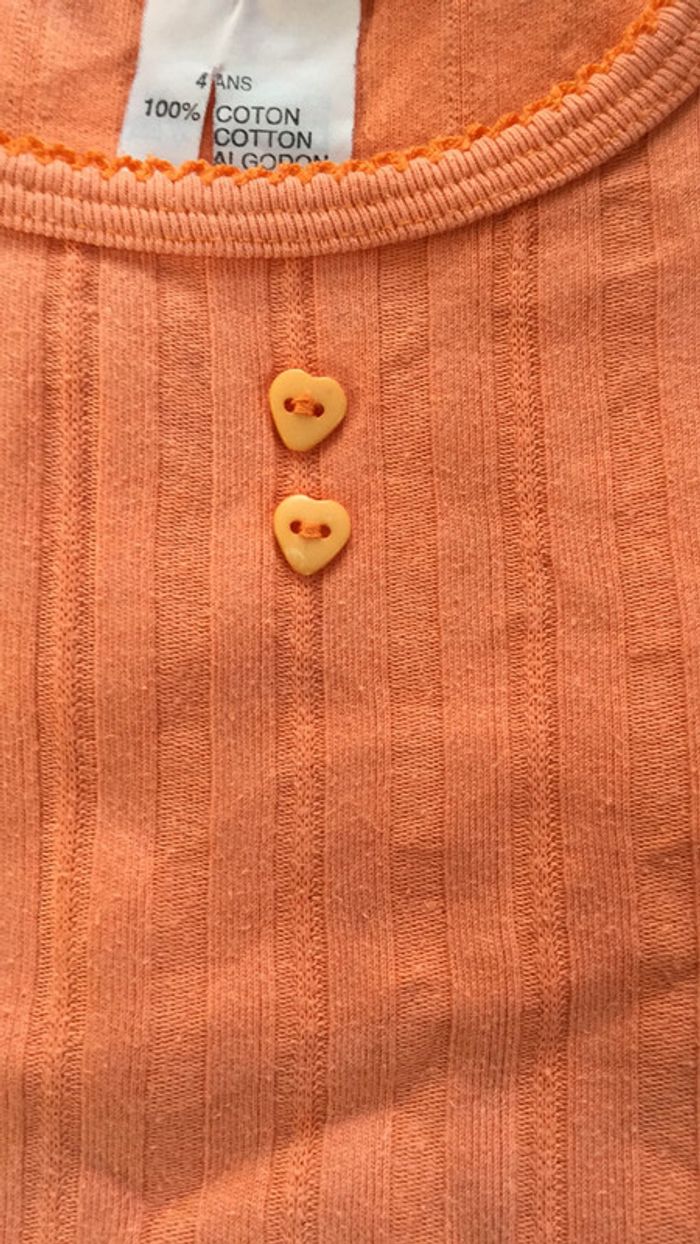 Tee-shirts lot de 2 4ans Dpam - photo numéro 5