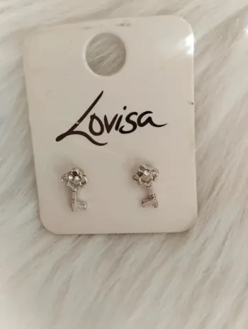 💎 Boucles d'oreilles clefs 💎