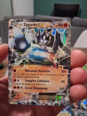 Carte Pokémon Zygarde EX XY151 Holographique