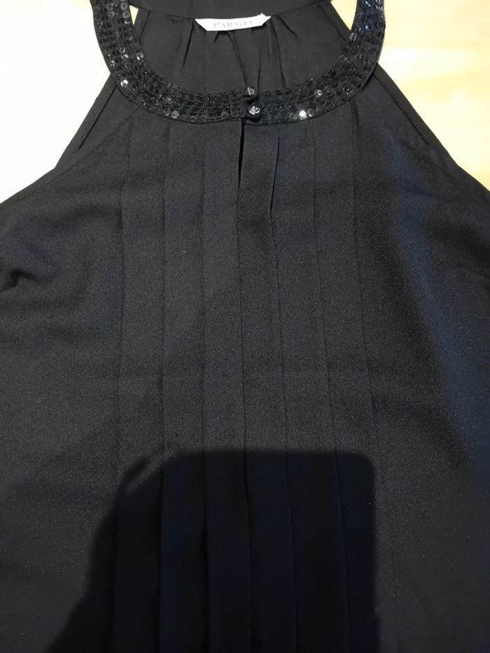 Débardeur noir avec sequins - photo numéro 4