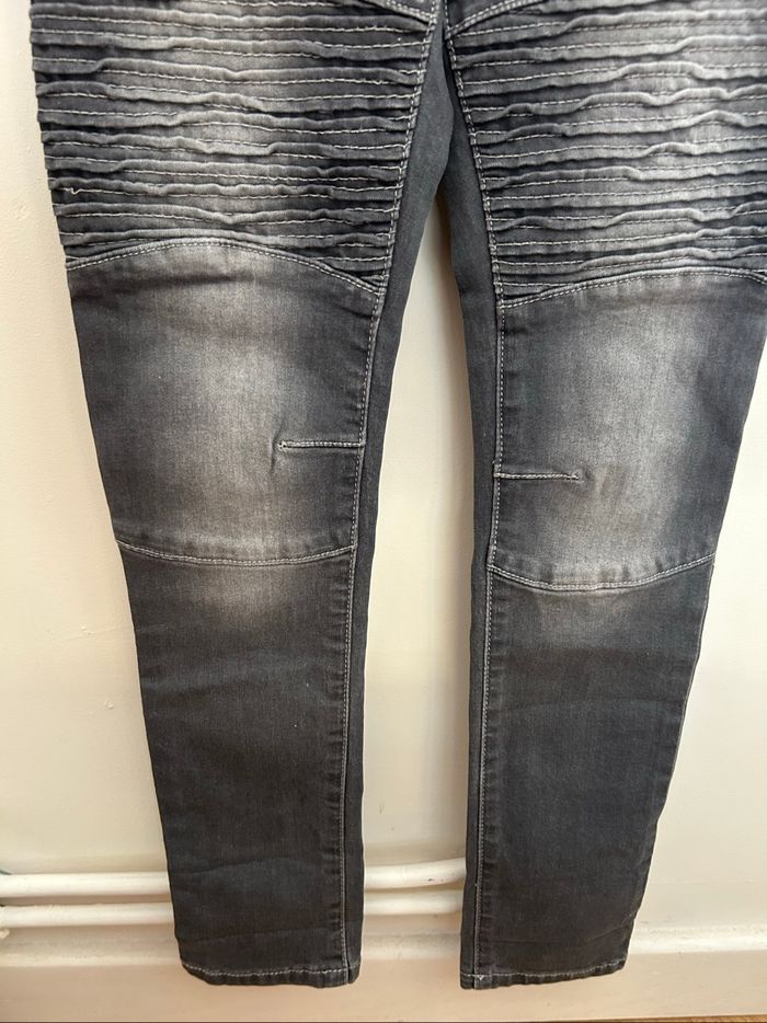 Pantalon Jeans forme Slim - Gris - T.8ans - Orchestra - photo numéro 2