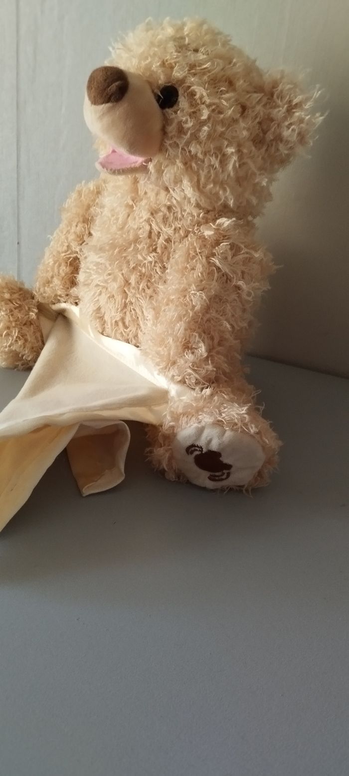 Peluche ours cache cache. - photo numéro 8