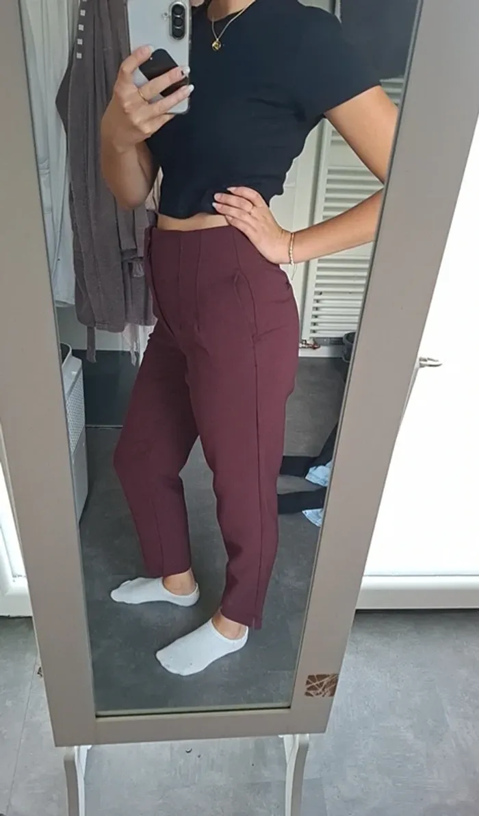 Pantalon droit tailleur