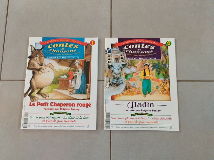 Lot de 2 livres de contes vintage
