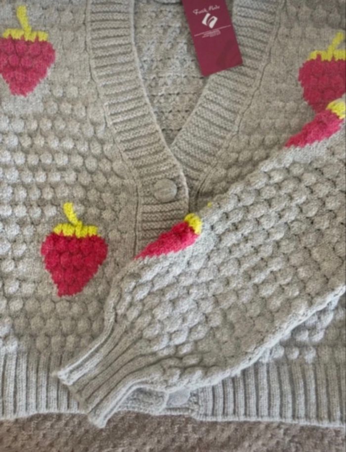 Gilet style cardigan boutonné - photo numéro 3