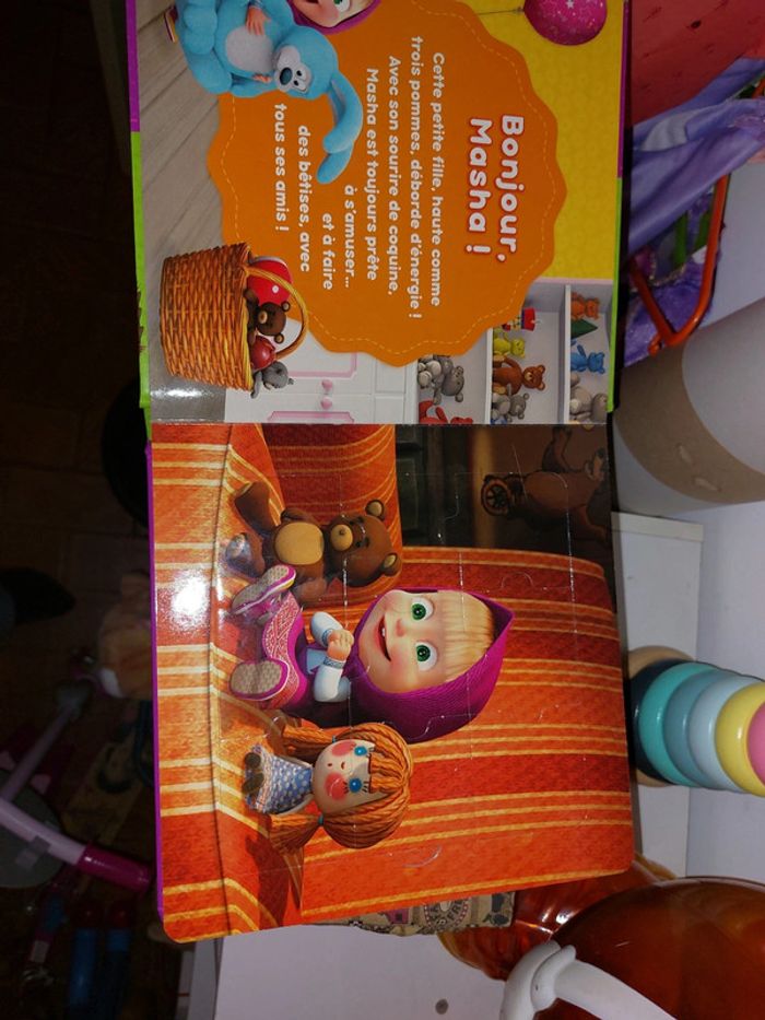 Livre puzzle Masha et Mischka - photo numéro 2