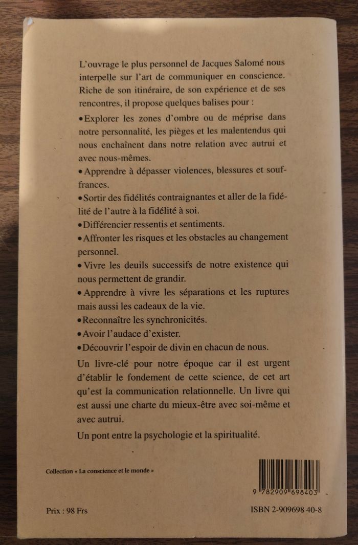 Livre "Le courage d'être soi'"ni - photo numéro 2