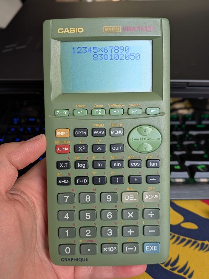 Calculatrice scientifique : Casio Graph 25 (24ko) - photo numéro 4