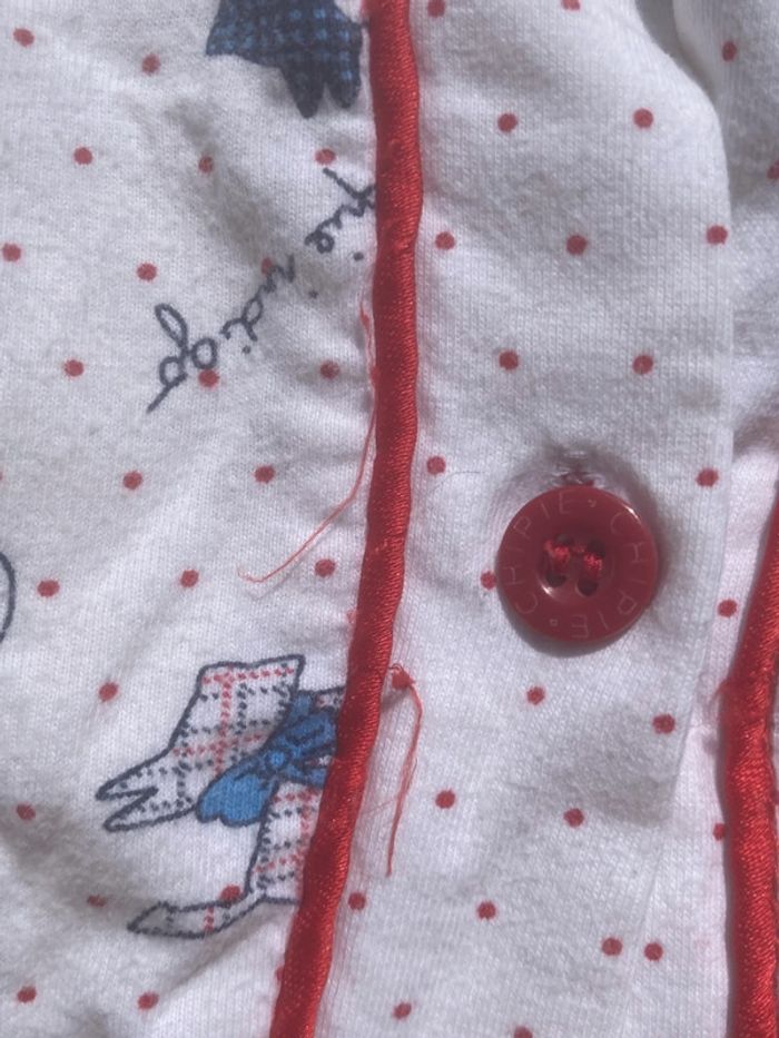 Haut de pyjama vintage Chipie – Années 90 – Taille 14 ans - photo numéro 5