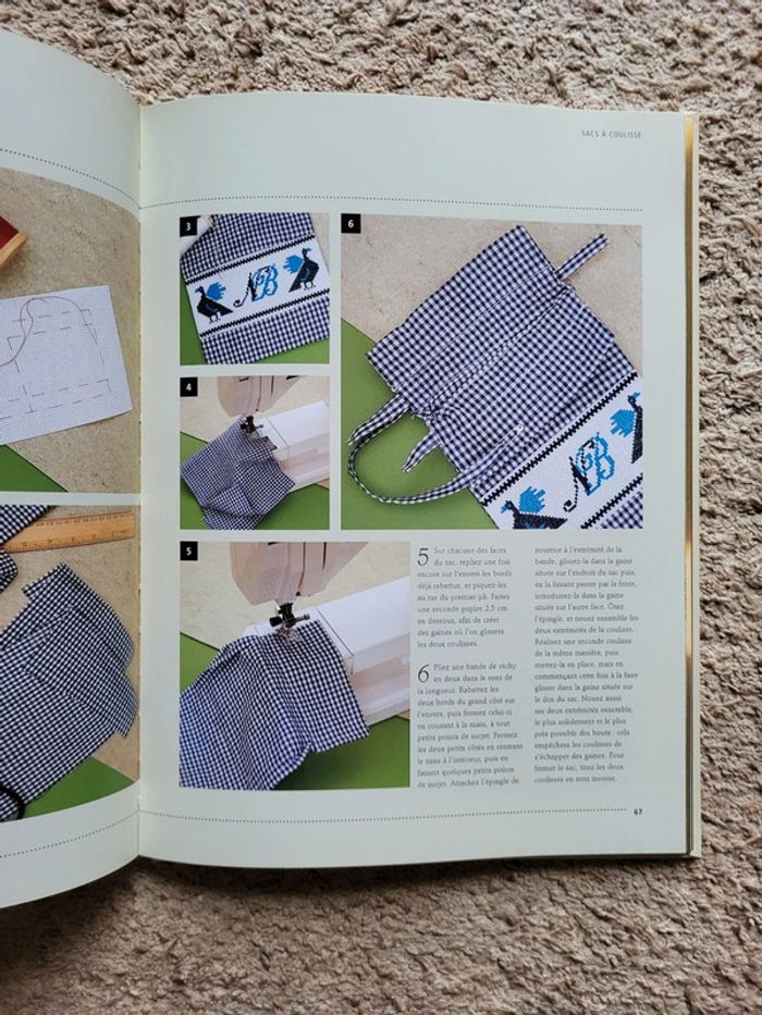 Lot de 2 livres de créations au point de croix DMC - Parfait état - photo numéro 20