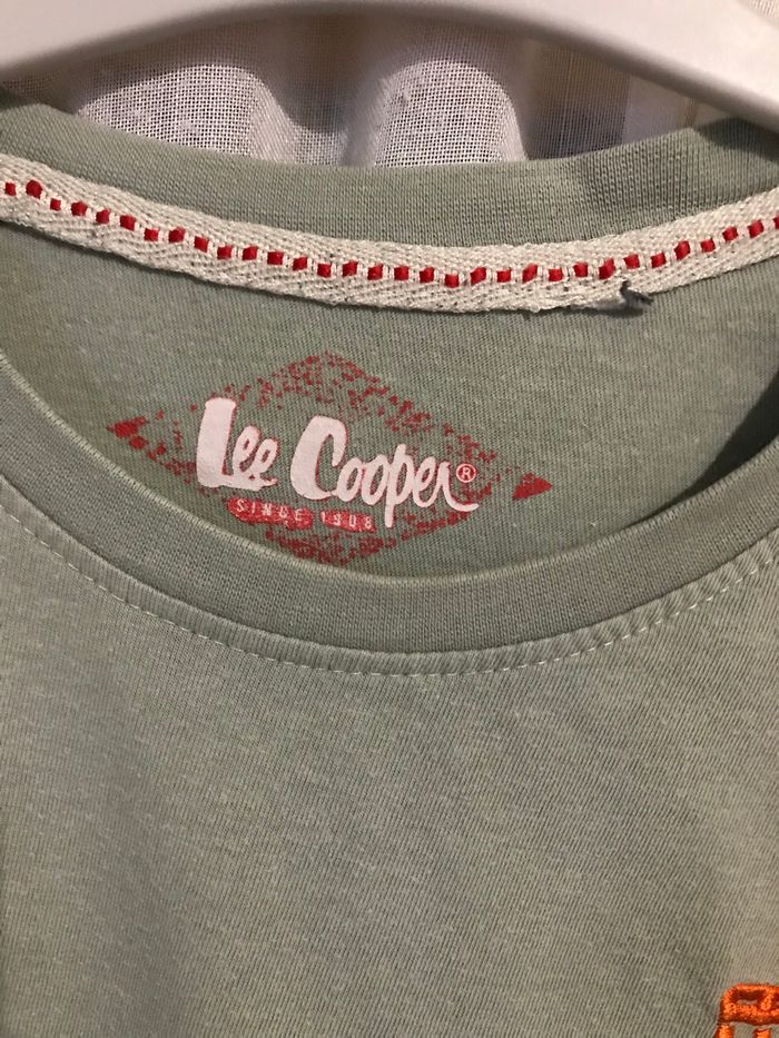 T-shirt kaki 10 ans Lee Cooper - photo numéro 4