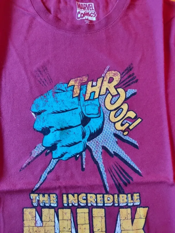 Tee-shirt Marvel Hulk M - photo numéro 3