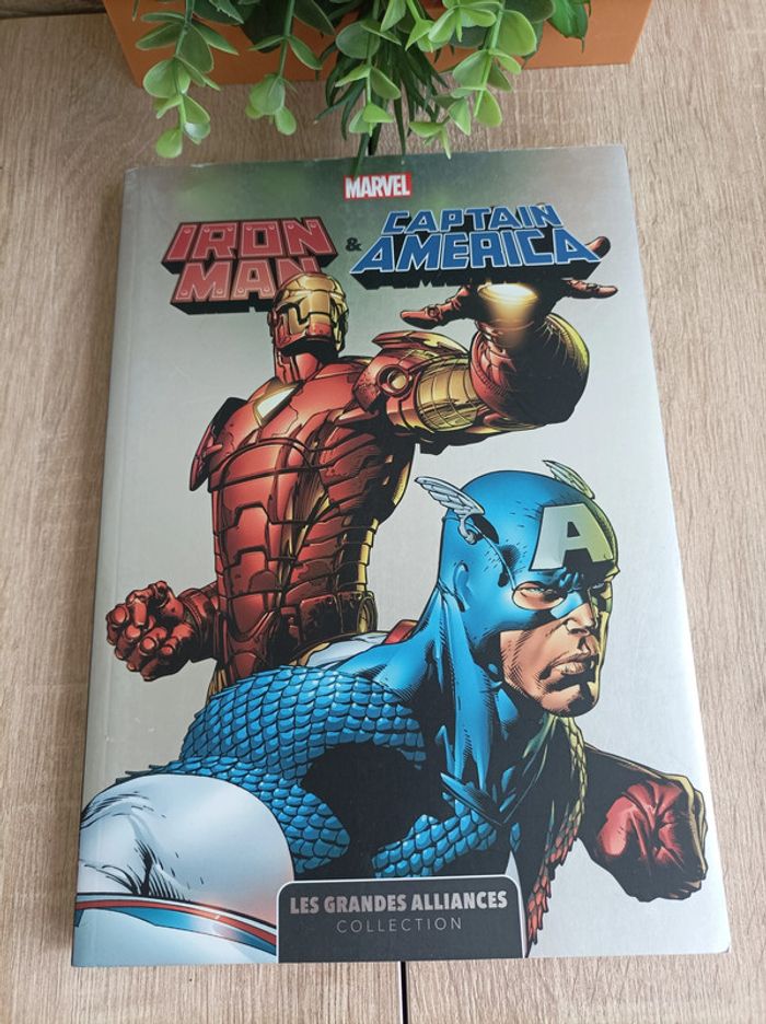 Comics Album Marvel Iron-Man & Captain America Panini - photo numéro 3