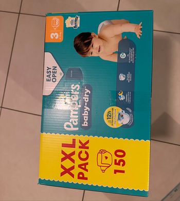 Couches Pampers taille 3 pack 150