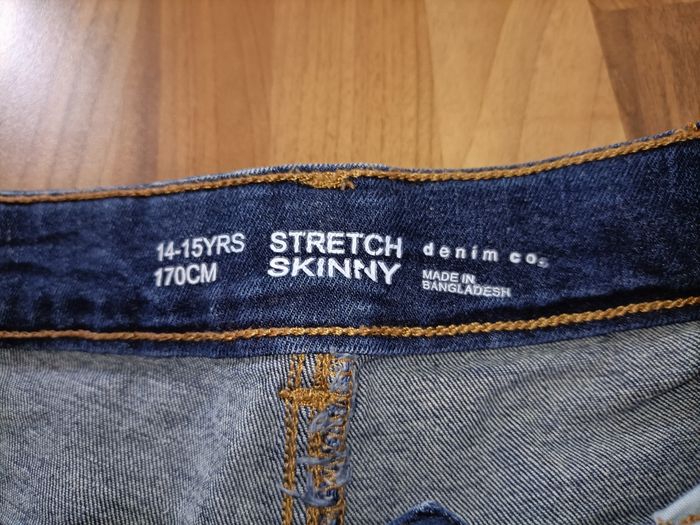 Jean skinny 14-15 ans bleu marine denim co. - photo numéro 6