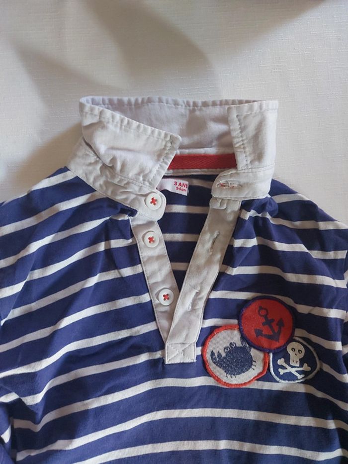 Polo manches longues DPAM - photo numéro 3