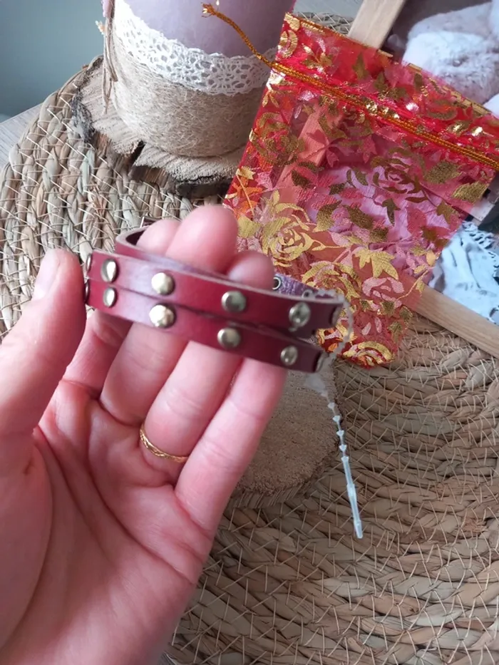 Bracelet ikita neuf en cuir - photo numéro 5