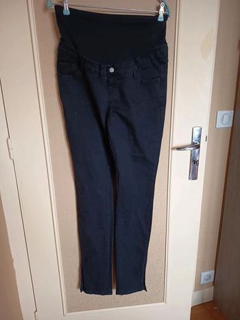 Pantalon grossesse, jeans noir. Marque shein.
