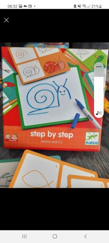 Apprendre  à dessiner Djeco step by step