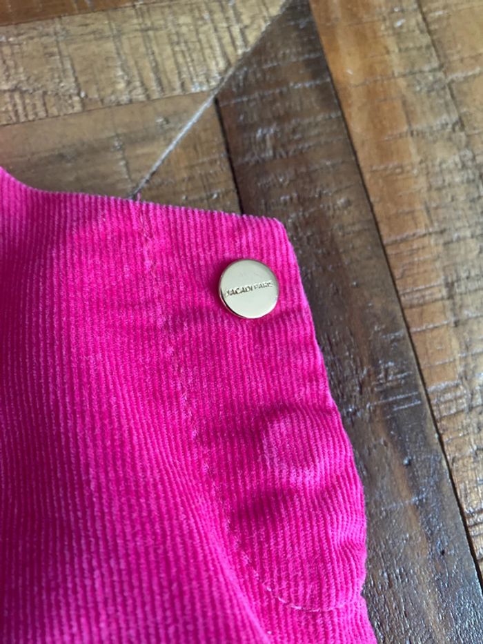 Robe rose fuschia velour - photo numéro 2