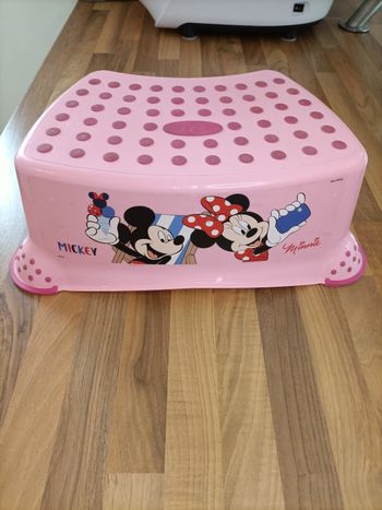 Marche pied rose escalier Mickey et Minnie Disney 