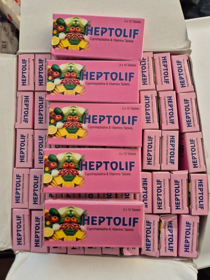 Heptolif tablets - lot de 5 boîtes neuves