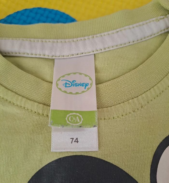 Ensemble t-shirt manches courtes short Mickey, Disney baby, taille 12 mois (74 cm) - photo numéro 4
