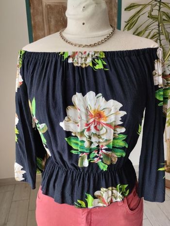 Crop trop fleuri 💜