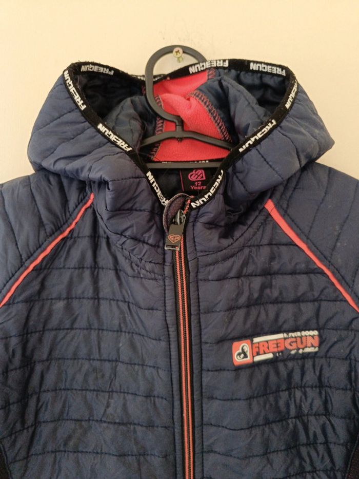 Veste freegun t 10 ans bleue et rose - photo numéro 3