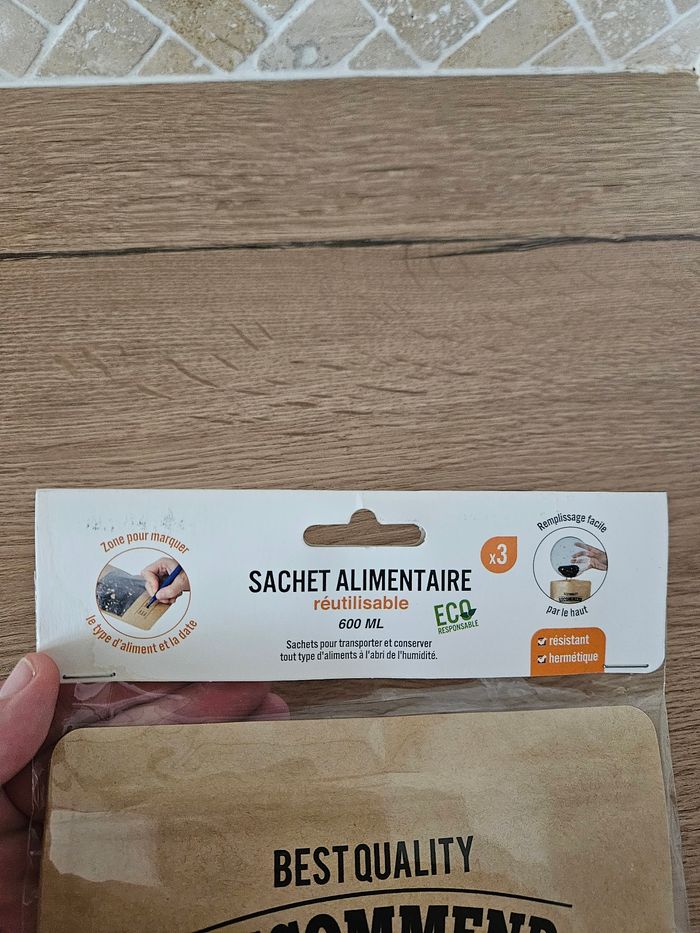 Sachets alimentaire - photo numéro 2