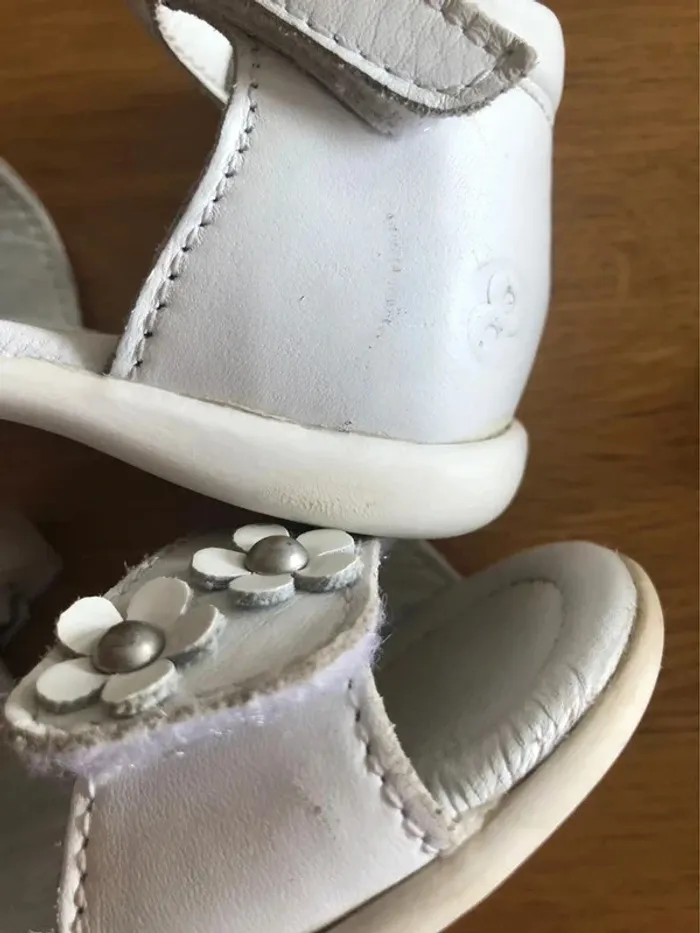 Sandales premiers pas en cuir MOD8 pointure 19 - photo numéro 6