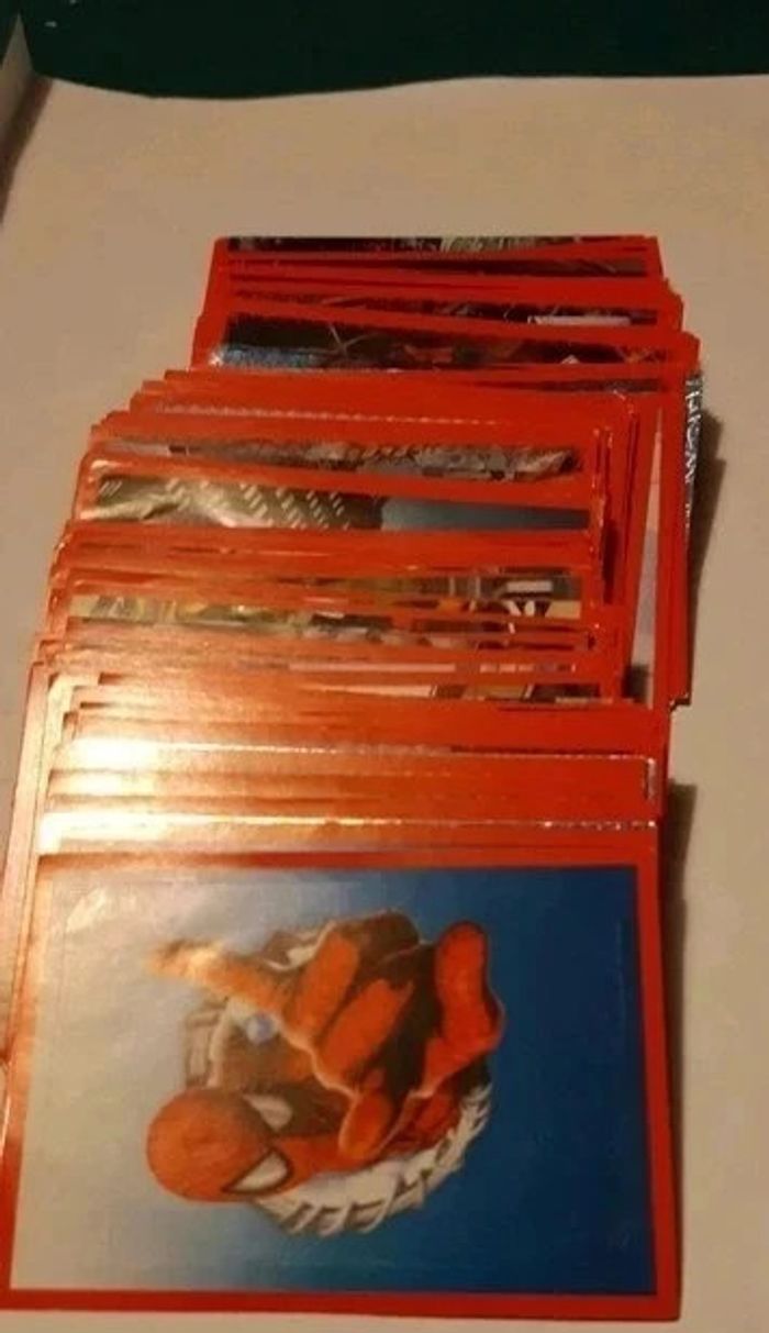 Lot de 10 images panini the Amazing spiderman