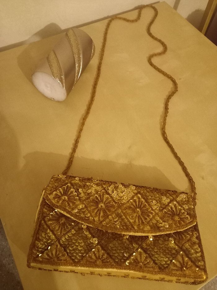 Sac festif doré - photo numéro 2