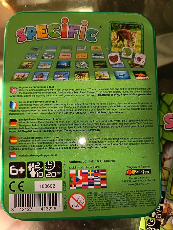 Jeux de société specific - photo numéro 2